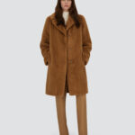 COAT IN SOFT ALTERNATIVE FUR