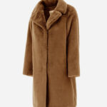 COAT IN SOFT ALTERNATIVE FUR