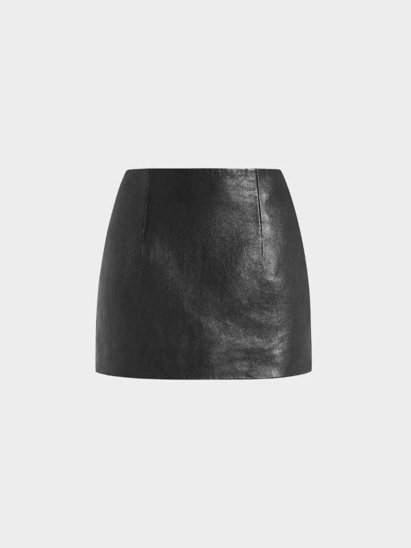 HAILE MINI SKIRT IN LEATHER