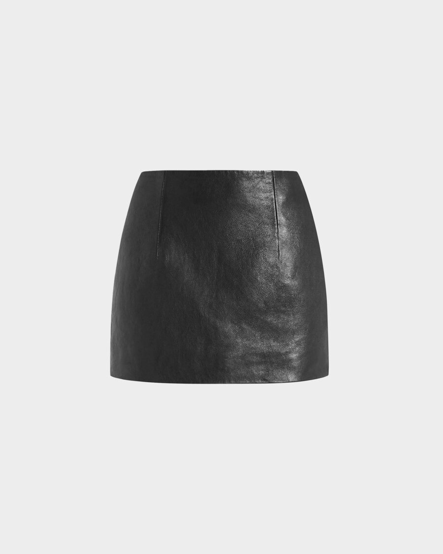 HAILE MINI SKIRT IN LEATHER