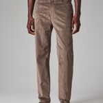 COTTON AND WOOL BLEND CORDUROY PANTS