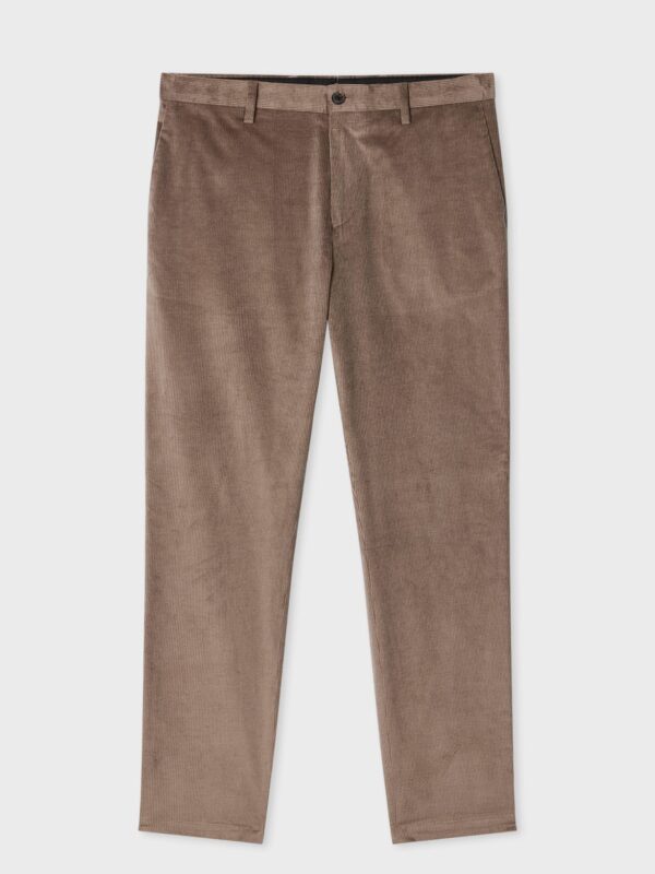 COTTON AND WOOL BLEND CORDUROY PANTS