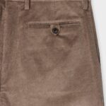 COTTON AND WOOL BLEND CORDUROY PANTS