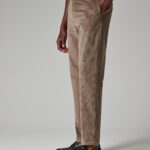 COTTON AND WOOL BLEND CORDUROY PANTS