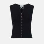 SLEEVELESS KNIT WITH BUTTONS