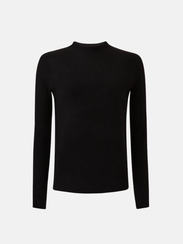 FITTED WOOL TURTLENECK