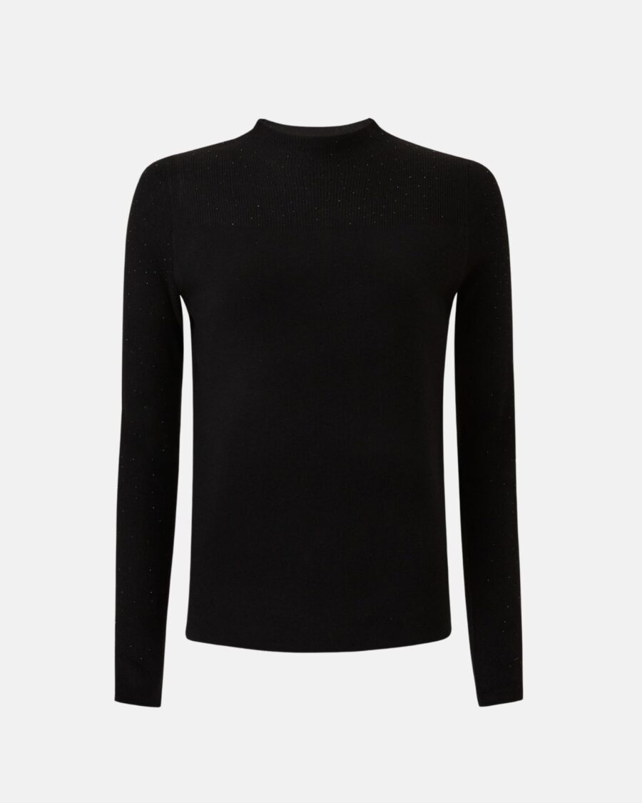 FITTED WOOL TURTLENECK