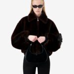 FAUX FUR BOMBER JACKET