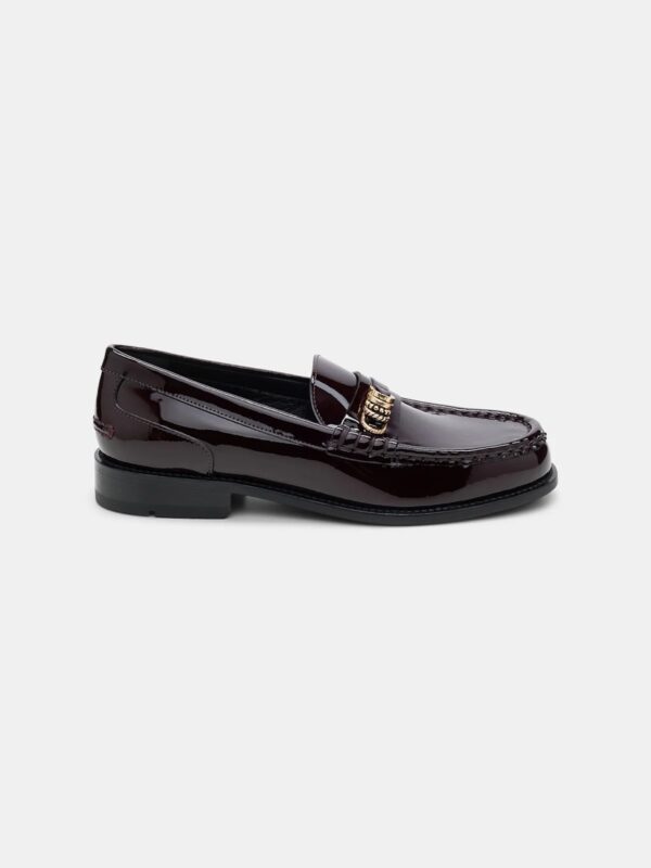 SHINE LEATHER LOAFER