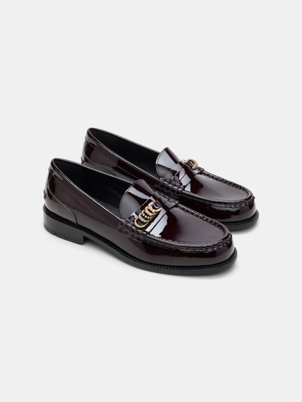SHINE LEATHER LOAFER