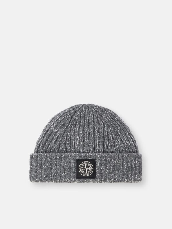 KNIT MELANGE BEANIE