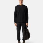 TAPERED FIT CARGO PANTS WITH ELASTIC WAISTBAND