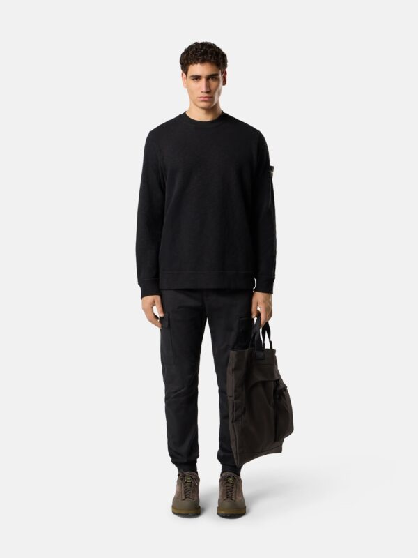 TAPERED FIT CARGO PANTS WITH ELASTIC WAISTBAND