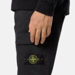 TAPERED FIT CARGO PANTS WITH ELASTIC WAISTBAND