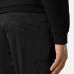 TAPERED FIT CARGO PANTS WITH ELASTIC WAISTBAND
