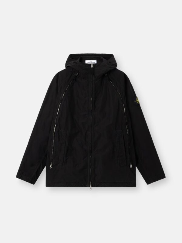 HOODED JACKET WITH ZIPS