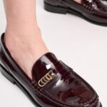SHINE LEATHER LOAFER
