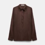 SENSE OF SHINE SILK BLOUSE