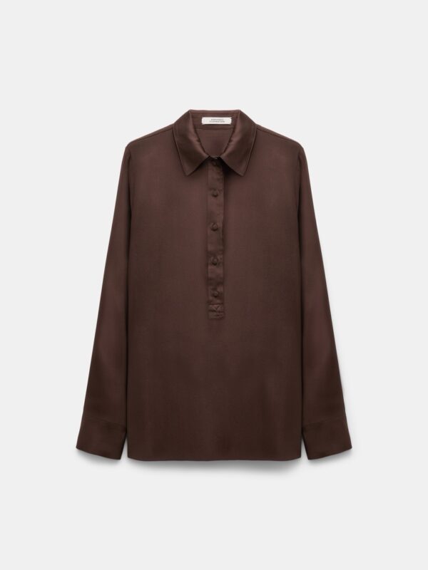 SENSE OF SHINE SILK BLOUSE
