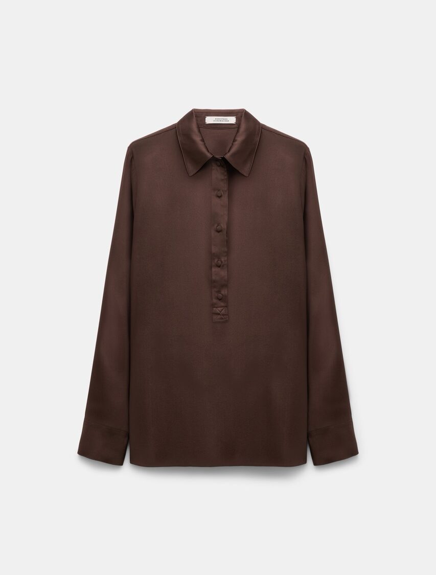 SENSE OF SHINE SILK BLOUSE