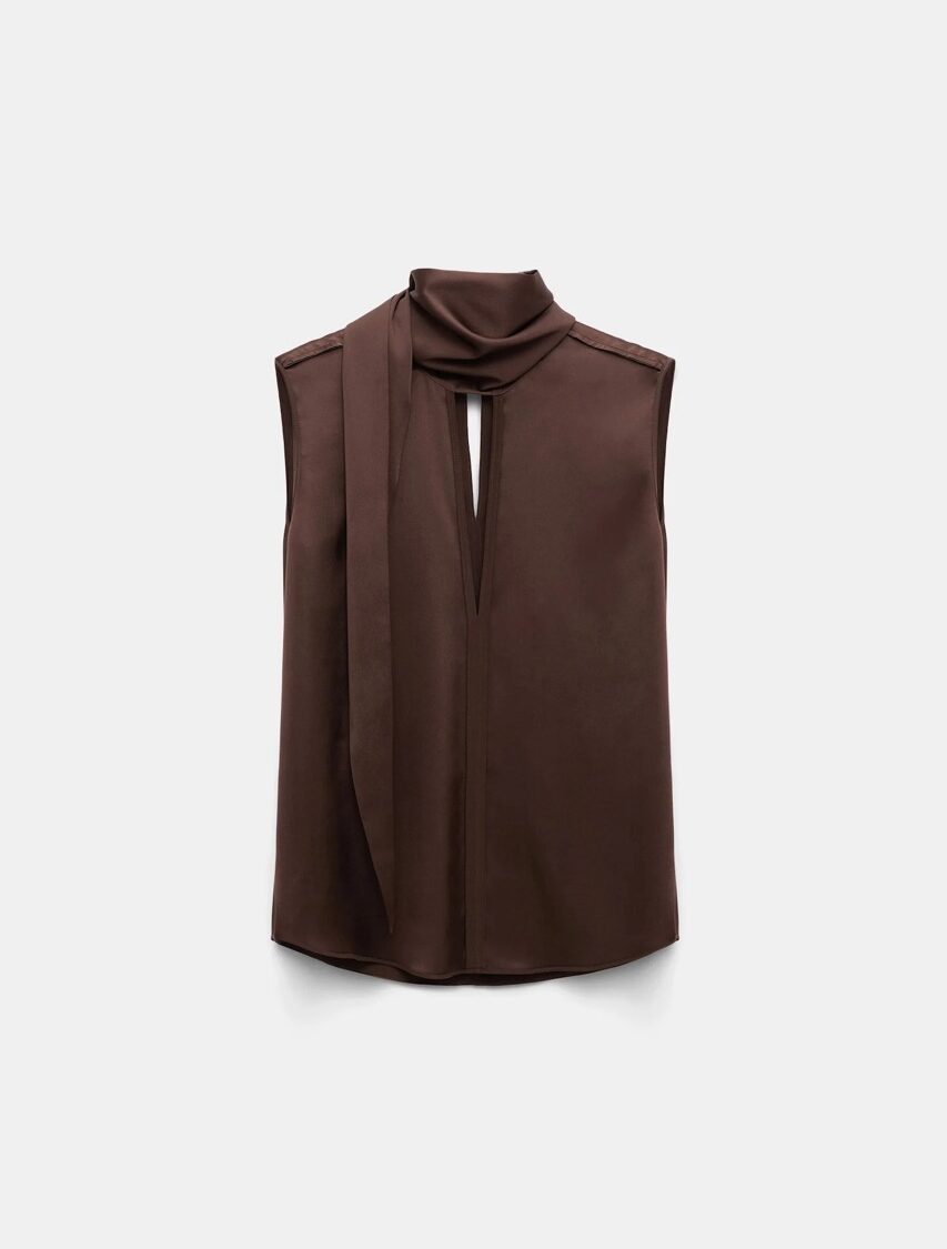 SENSE OF SHINE SILK TOP