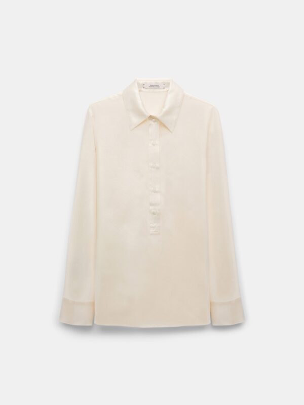 SENSE OF SHINE SILK BLOUSE