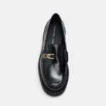 SHINE LEATHER LOAFER