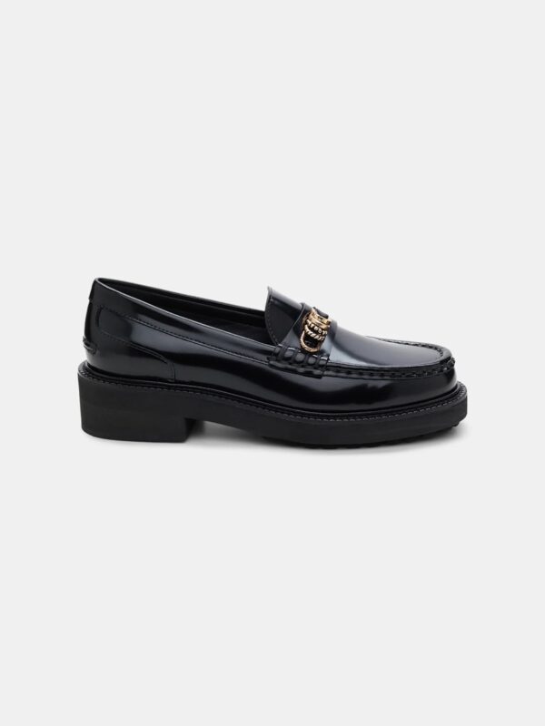 SHINE LEATHER LOAFER