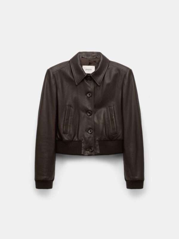SLEEK STATEMENT LEATHER JACKET