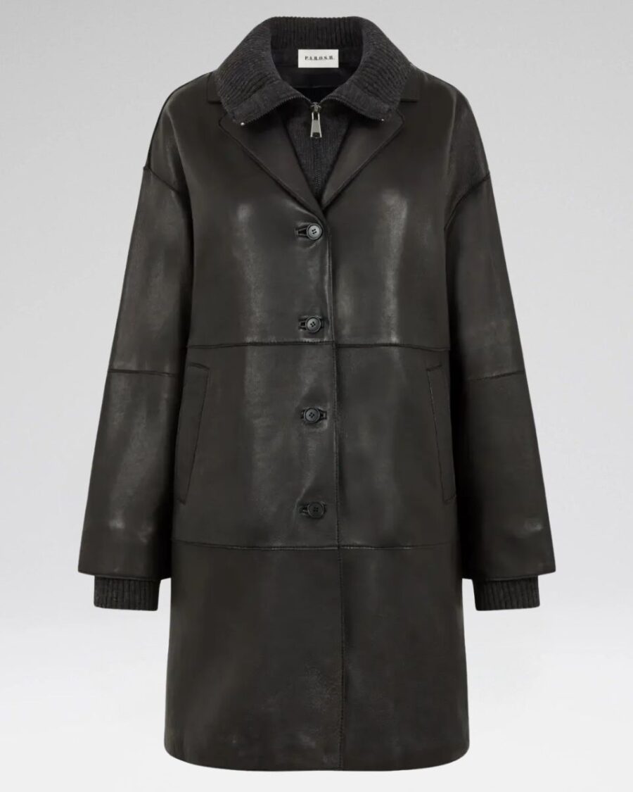 LEATHER COAT