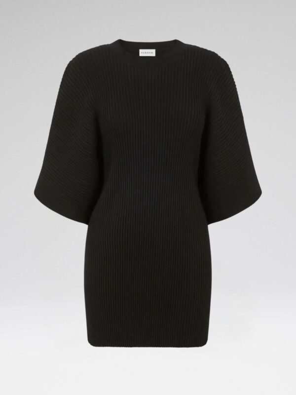 RIBBED KNIT MINI DRESS