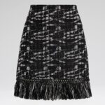 KHAN TWEED SKIRT
