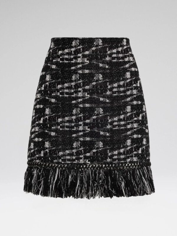 KHAN TWEED SKIRT