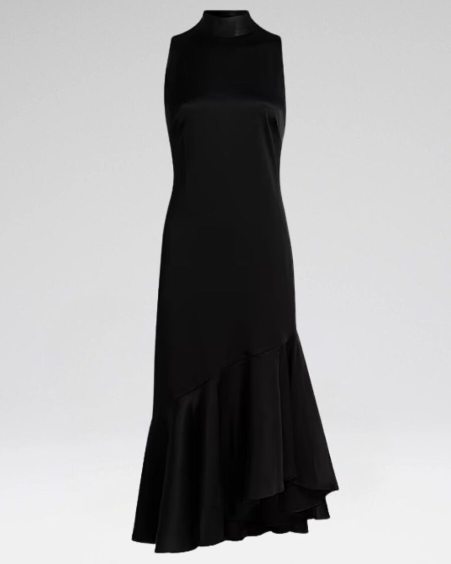 JENKIN SILK MIDI DRESS