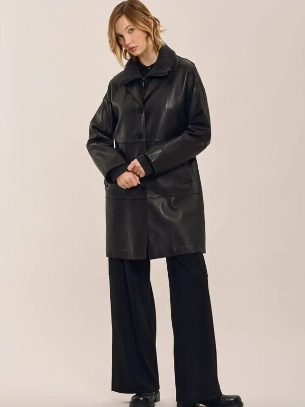 LEATHER COAT