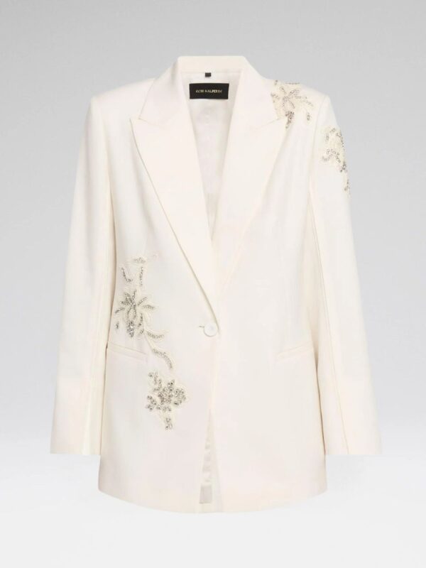EMBELLISHED LONG BLAZER