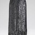 RAELLA SEQUIN MIDI SKIRT