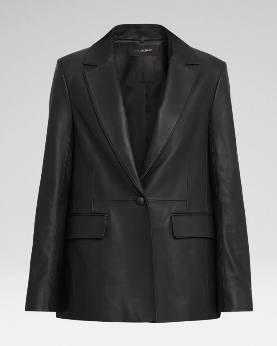BLAKE LEATHER JACKET WITH FRINGES