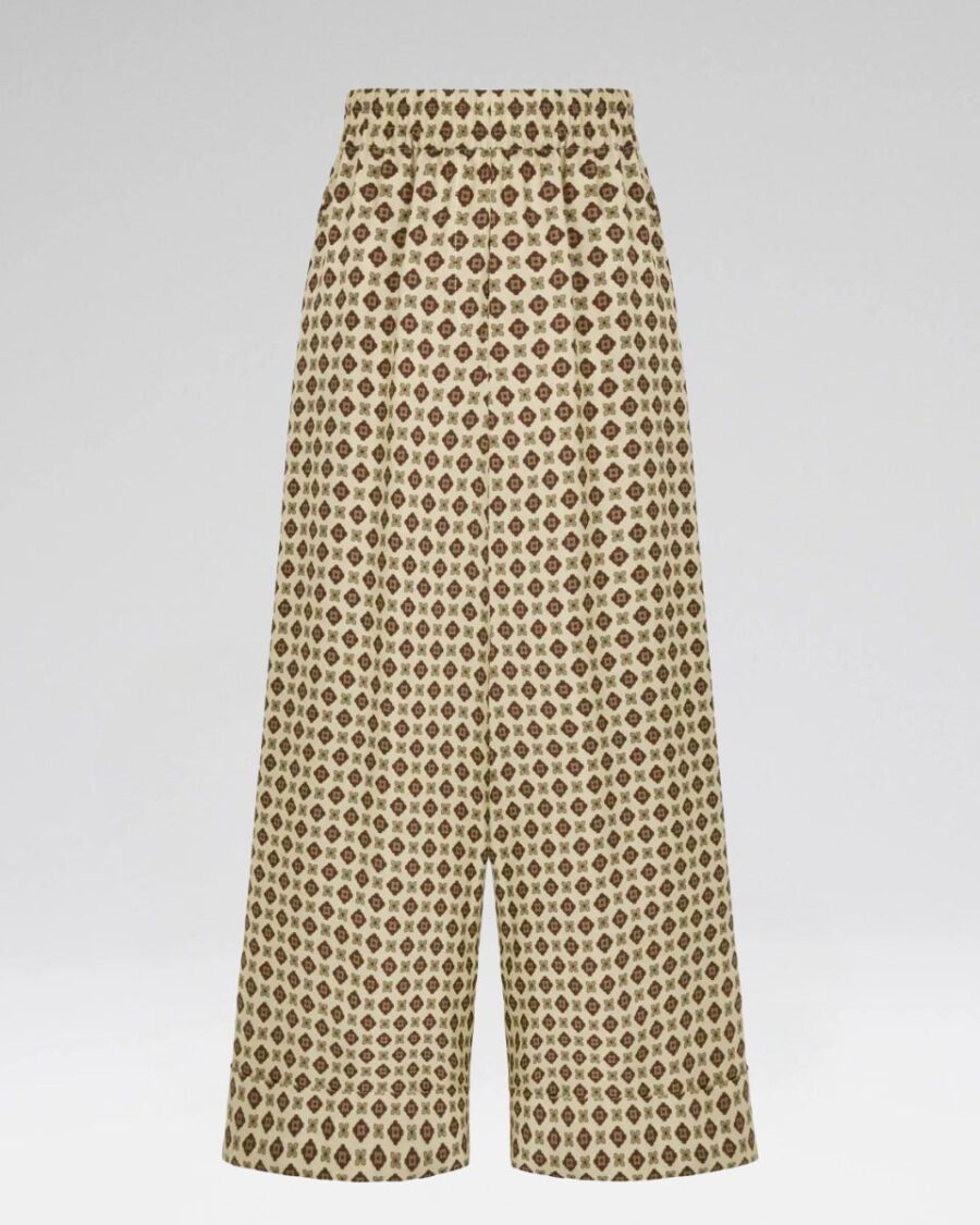 PATTERN PRINT TROUSERS