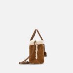 SCRIPT SHEARLING MINI BAG