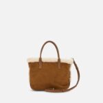 SCRIPT SHEARLING MINI BAG