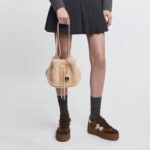 MINI FAUX FUR BUCKET MINI BAG