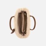 SCRIPT SHEARLING MINI BAG