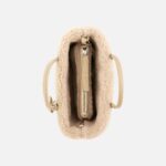SCRIPT SHEARLING MINI BAG
