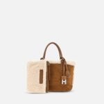 SCRIPT SHEARLING MINI BAG