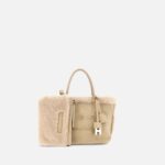 SCRIPT SHEARLING MINI BAG