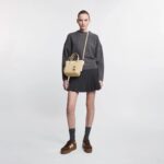 SCRIPT SHEARLING MINI BAG