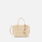 SCRIPT SHEARLING MINI BAG