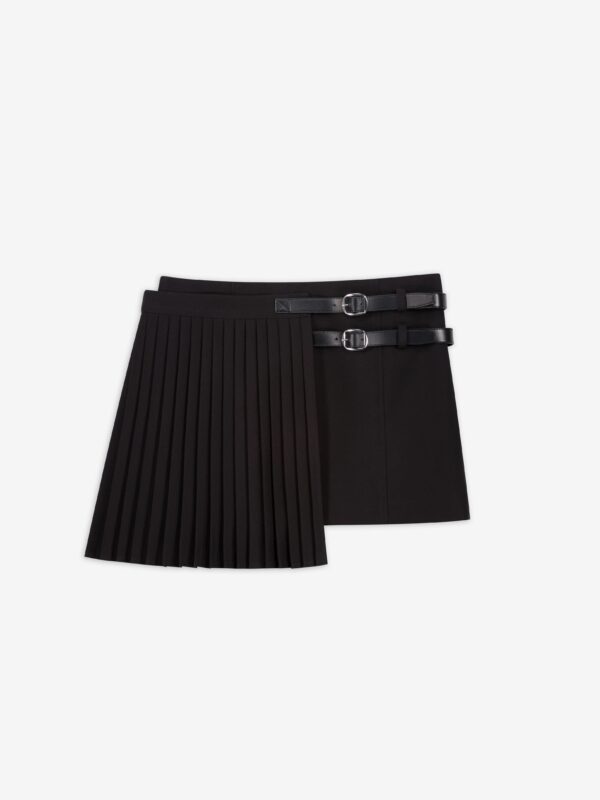 PLEATED MINI SKIRT