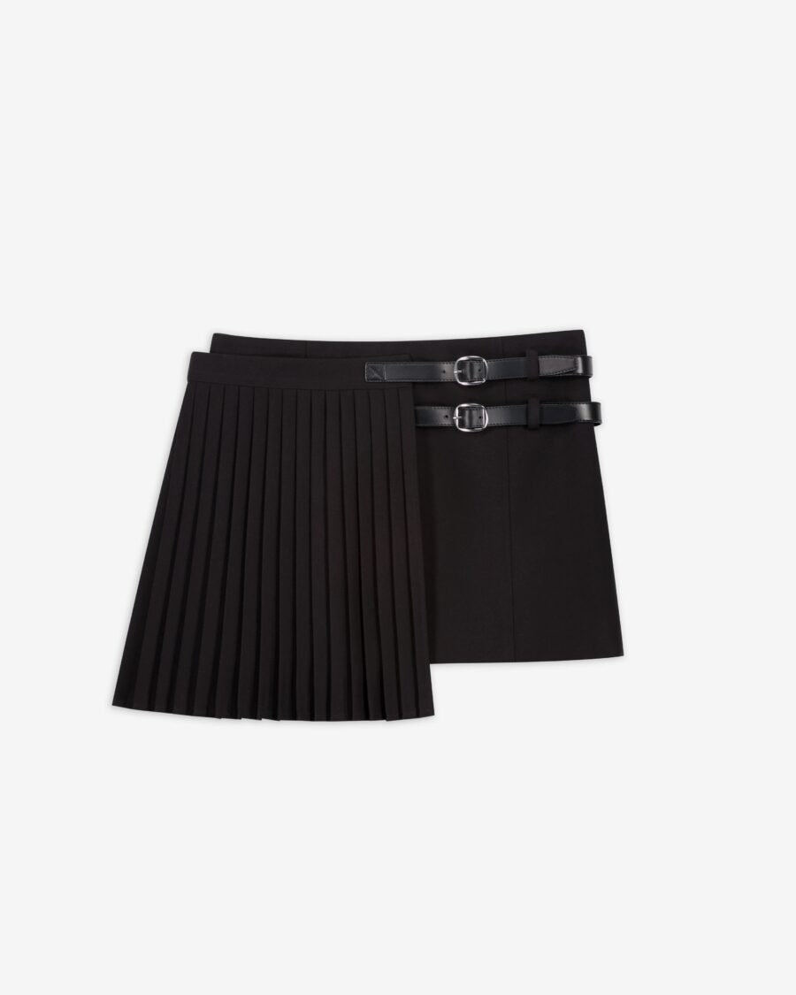 PLEATED MINI SKIRT